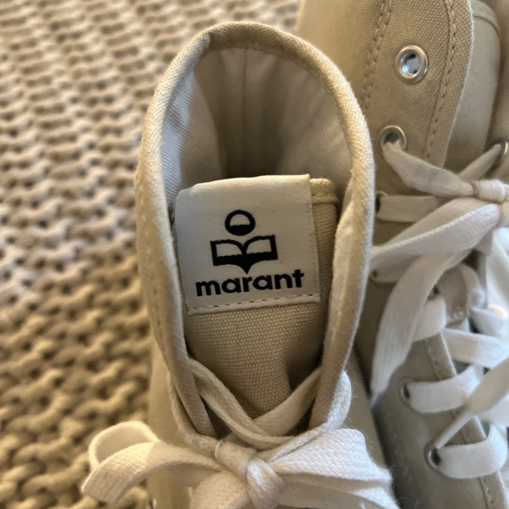 Isabel Marant Benkeen High-Top Sneakers - Picture 7 of 8